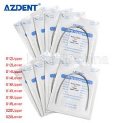 10 XDental Ortho Super Elastic Niti Arch Wires Round Ovoid Form/ Dental Brackets