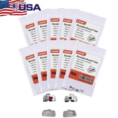 10X AZDENT Dental Orthodontic Buccal Tubes 1st Molar Non-Convertible Bondable