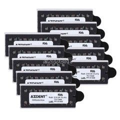 AZDENT Dental Orthodontic Monoblock MIM Bracket Braces Mini Roth/ MBT 018/ 022