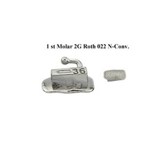 Orthodontic Buccal Tubes Dental 1st 2nd Molar Tube Roth MBT 022 Non-Convertible
