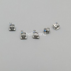 10 Packs Dental Passive Self Ligating Bracket Mini Roth.022 345 Hook Monoblock