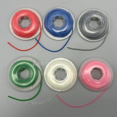 Archwire Sleeve Dental Orthodontic Elastic Protective Tube Wires Bracket 6Colors