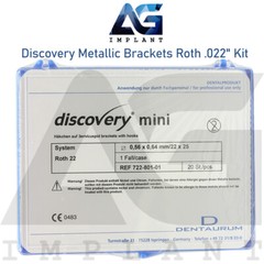 Discovery Metallic Brackets Roth .022″ Slot Kit Braces Orthodontic Dental