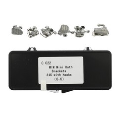 10 Set Orthodontic Brackets MIM Dental Braces 1st Molar Tube Roth 022 3 4 5 6-6