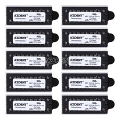 AZDENT Dental Orthodontic Monoblock MIM Bracket Braces Mini Roth/ MBT 018/ 022