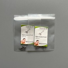 5 Packs Crimpable Hook Dental Orthodontics Sliding Open Surgical Hook Long Type