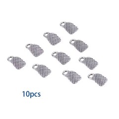 Dental Orthodontic Lingual Buttons Traction Hook Round Rectangular 10pcs/pack