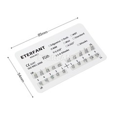 Dental Ortho Brackets Braces Metal Mini MBT/Roth 018/022 MIM Monoblock 345Hooks