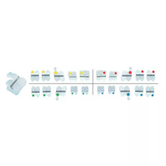 Dental Orthodontic Self Ligating Brackets Ceramic Braces Damon Clear Roth MBT