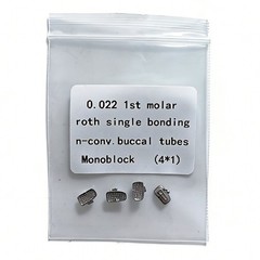 30Packs Dental Buccal Tube 1st Edgewise .022 Molar Bondable No-cov Orthodontic