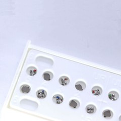 Orthodontic Brackets Standard Roth 0.022″ with 3 Hooks, Sandblasted, 100 Kits