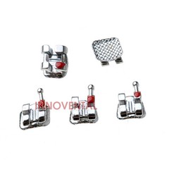 20 Packs AZDENT Dental Orthodontic Metal Brackets Mini MBT 022 345H