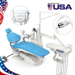 FDA Dental Unit Chair All-in-One Tray Computer Controll DC Motor+Stool TJ2688-F6