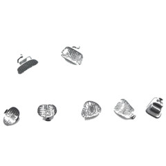 10 Sets Dental Orthodontic Metal Lingual Brackets Brace Buccal Tubes 28pcs/set