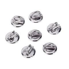 10/bag Dental Orthodontic Lingual Buttons Bondable Direct Eyelet Round Base
