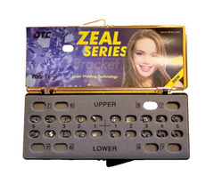 FDA. ZEAL Series MBT brackets, 345 with hooks. 0.022″. 10 SETS