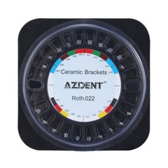 Dental Orthodontic Ceramic Brackets Roth/MBT 018/022 Mesh Base Hooks 345 AZDENT