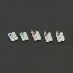 STAR ABSOLUTE Orthodontic Sapphire Brackets Clear Monocystalline Braces Roth MBT