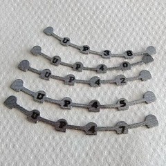 10Pcs/Pack Dental Orthodontic Lingual Retainer Bonding Splits With Mark Base
