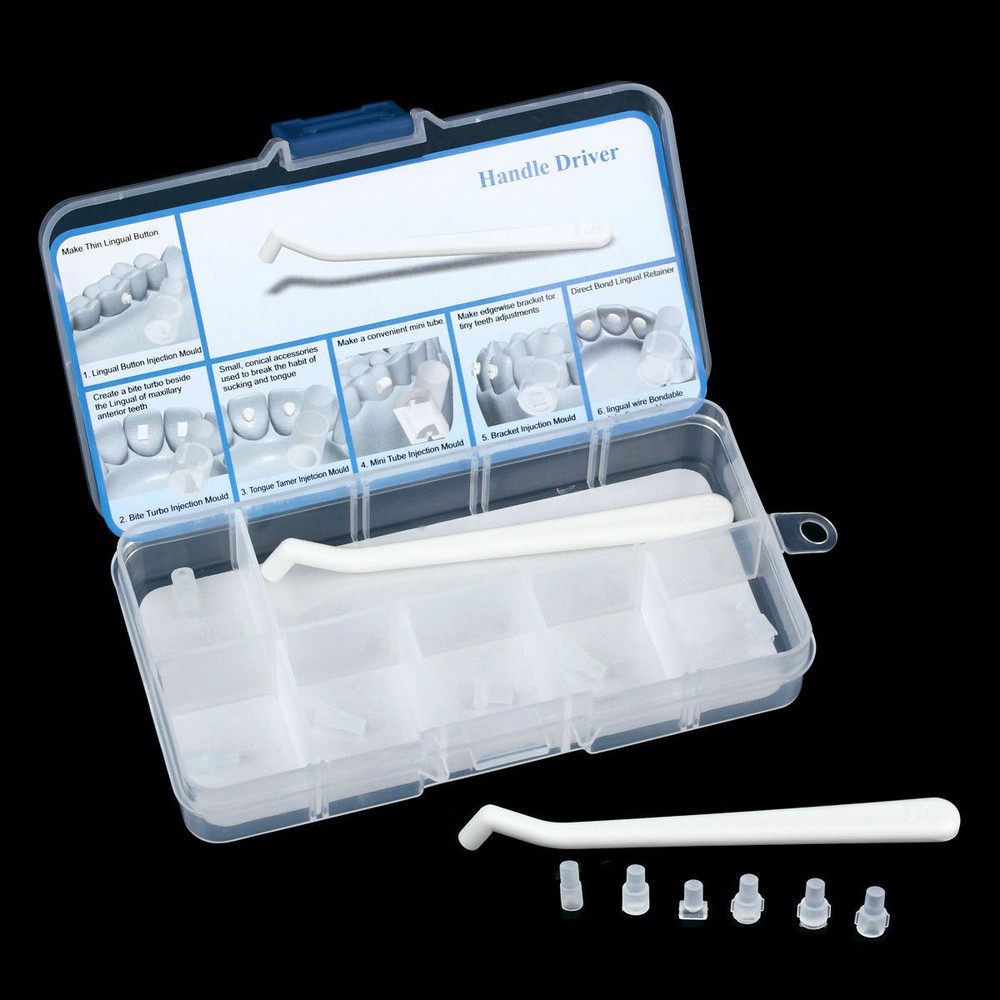 Dental Orthodontic Mini Injection Mold Mould Set Tubes Lingual Retainer Button
