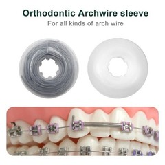 Dental Orthodontic Elastics Archwire Sleeve Arch Wire Protective Tube 5 Meters