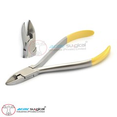 10PCs Dental Orthodontic Pliers, Hard Wire Cutter 13cm, TC/Gold,Prime Steel,New