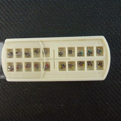 Dental Orthodontic MIM Mesh Base Metal MINI Brackets Braces MBT/ROTH 022 30packs