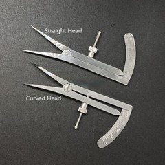 Dental Castroviejo Bone Caliper Gauge Orthopedic Implant Measuring Instrument