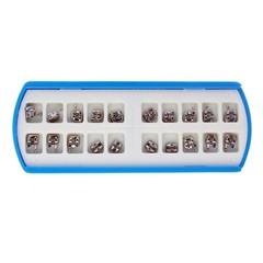 10Sets Dental Orthodontic Metal Brackets Braces Roth 022 345 Hooks Mini Twin