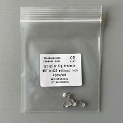 50Set Dental Orthodontic 1st Molar Wide Big Brackets Roth/MBT/Edgewise no hooks