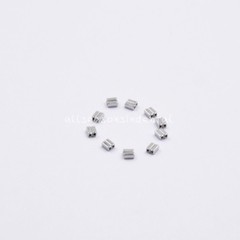 10 Pcs Dental Orthodontic Crimpable Hooks Crimpable Twin Double Tubes