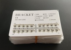 1-1000Sets Dental Orthodontic Metal Brackets Mini MBT 022 345 hooks Mesh Base