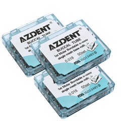 AZDENT Dental Ortho Mini Bracket Braces /Buccal Tubes 1st Molar Roth MBT 022