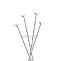 20Pcs Dental Ball Retainer J Clasp Oblique Clasps Bars Y-Type Scheu Style ⌀0.9mm