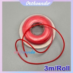 New Orthodontic Archwire Sleeve Elastic Protective Tube Dental Wires Bracket Red