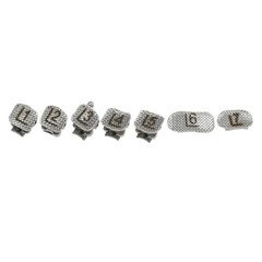 Dental Orthodontic Self Ligating Brackets Braces Metal Roth MBT 022 345 Damon Q