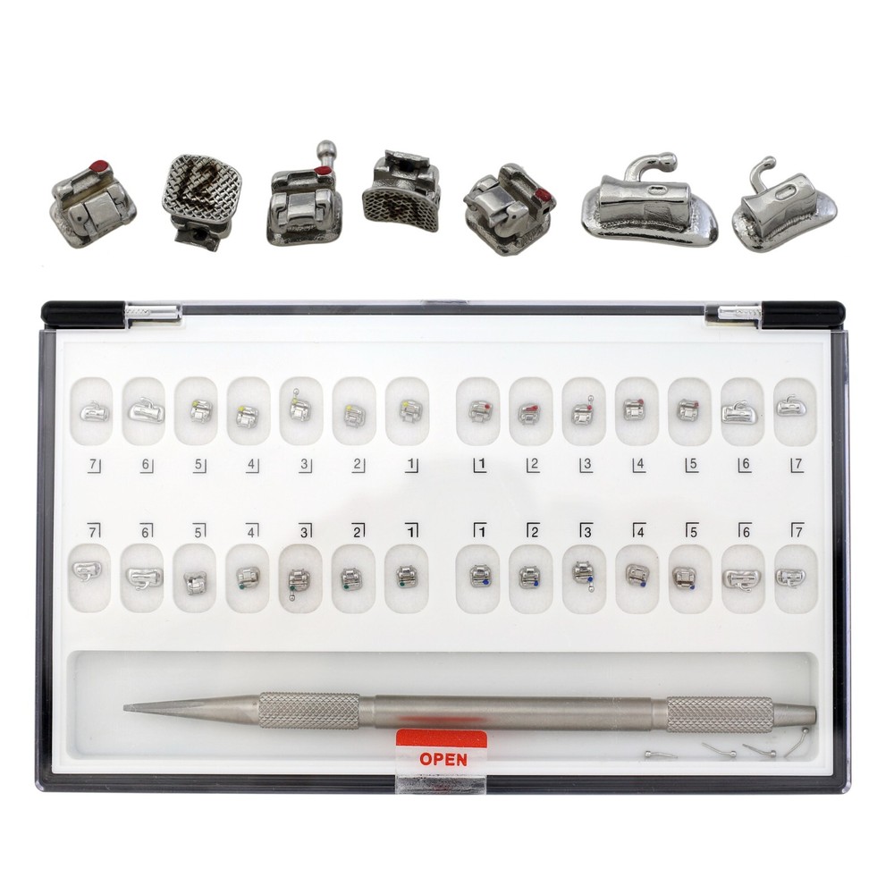Orthodontic Self Ligating Brackets Damon Q Braces MBT Roth Buccal Tubes Thomas M
