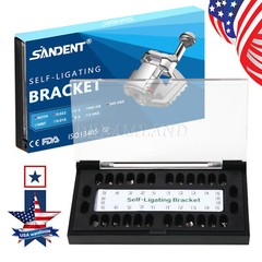 24pcs Dental orthodontic Self-ligating bracket Braces MINI ROTH.022 Hook 345