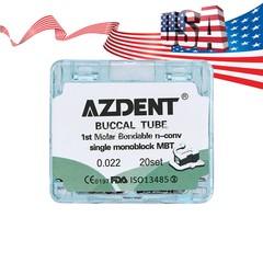 Dental Orthodontic Monoblock Buccal Tube 1st Molar MBT.022 Non-Convertible