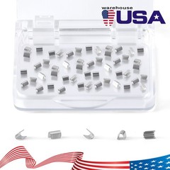 50Pcs Dental médico Ortodoncia Crimpable Paras Split/Mini Type Crimpable Stops