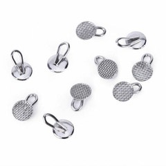 AZDENT Dental Orthodontic Lingual Buttons Bondable Round Base 8Models 10pcs/pack
