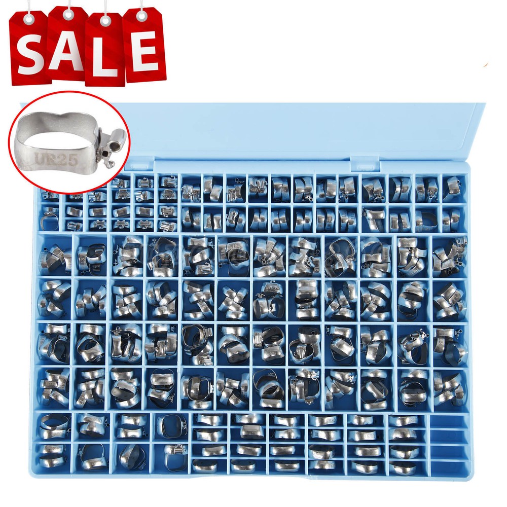 85 sets Dental Orthodontic Bands Convertible Roth 022 Double Tube G-1 U/2 L/1
