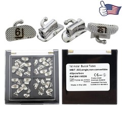 Creative Orthodontic buccal tube Laser Marked 1st 2nd Molar Bracket
