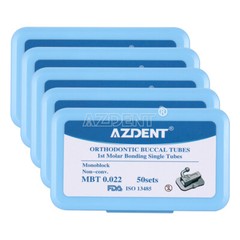 AZDENT Dental 1er 2do Molar Tubos bucales de ortodoncia Bondabe Roth/MBT