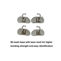 Dental Orthodontic Buccal Tubes 2nd Molar Mini Roth 022 Laser Marked Bondable
