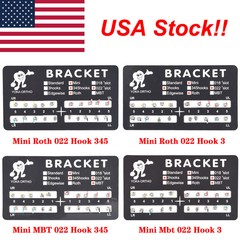 Dental Ortho Bracket Brackets MIM Monoblock Mini Roth 0.022 345Hooks 20Pcs/pack