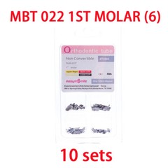 40pc Dental Buccal Tubes Orthodontic brackets 1st Molar 2nd Roth/MBT Non-Convert