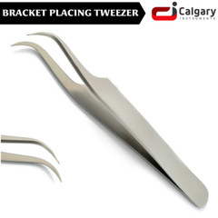 Bracket Placing Direct Bonding Placement Tweezer Orthodontic Buccal Dentist Tool