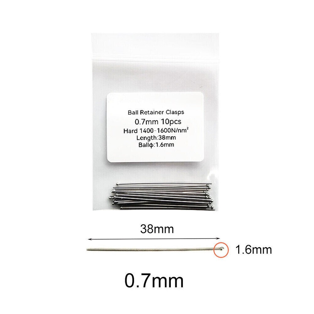 Dental Orthodontic Ball 0.7 0.8 0.9 Retainer Clasps Fixed Position Corrector