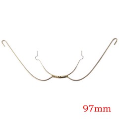 Dental Orthodontic Stainless Steel Extraoral Face Bow With Cuspid Hook 6 Sizes
